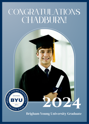 BYU Graduation Announcement