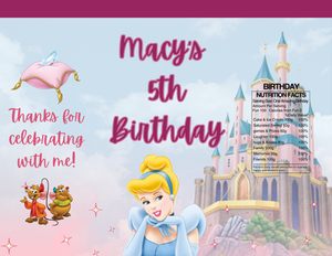 Cinderella Themed Birthday Bundle