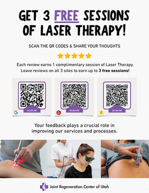Free Laser Therapy Reward Signange
