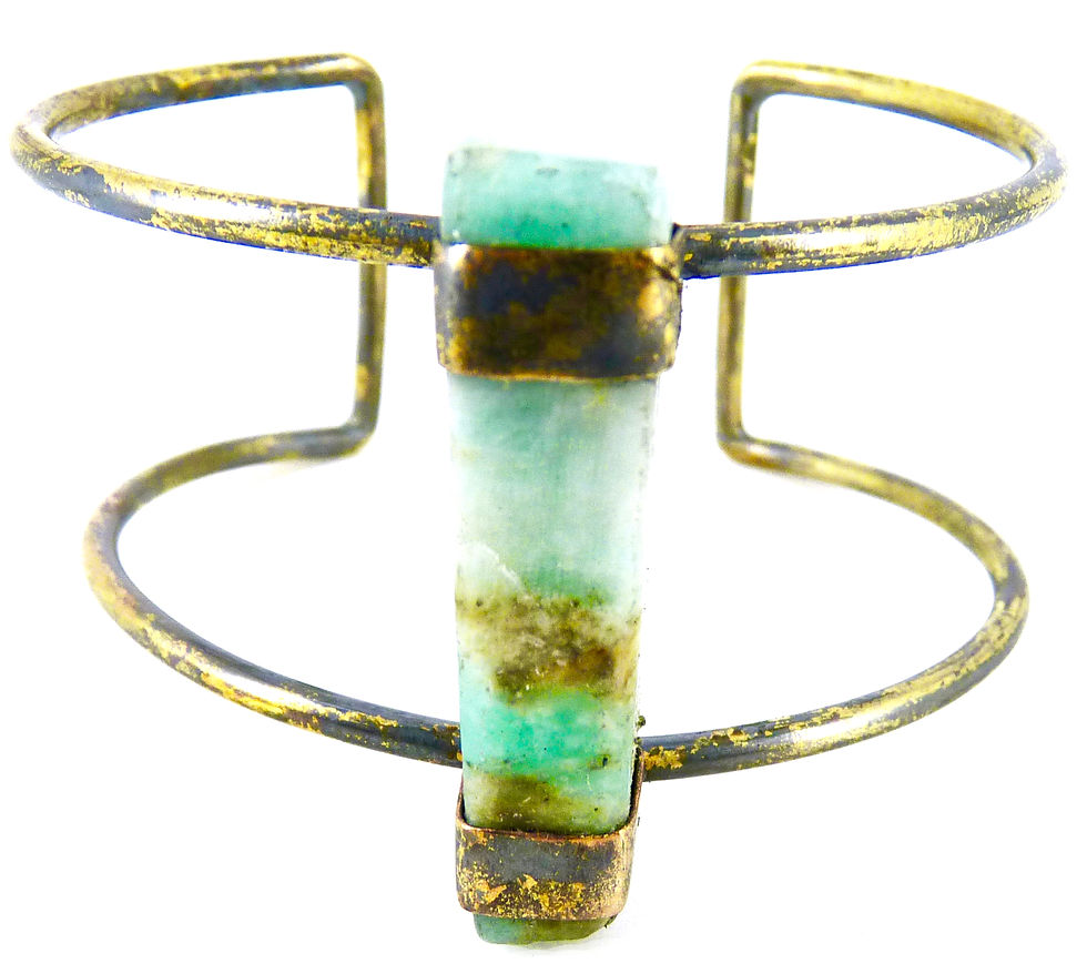 VENTINA CUFF - amazonite