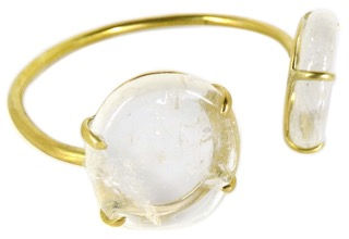 DAMARIA CUFF - clear quartz