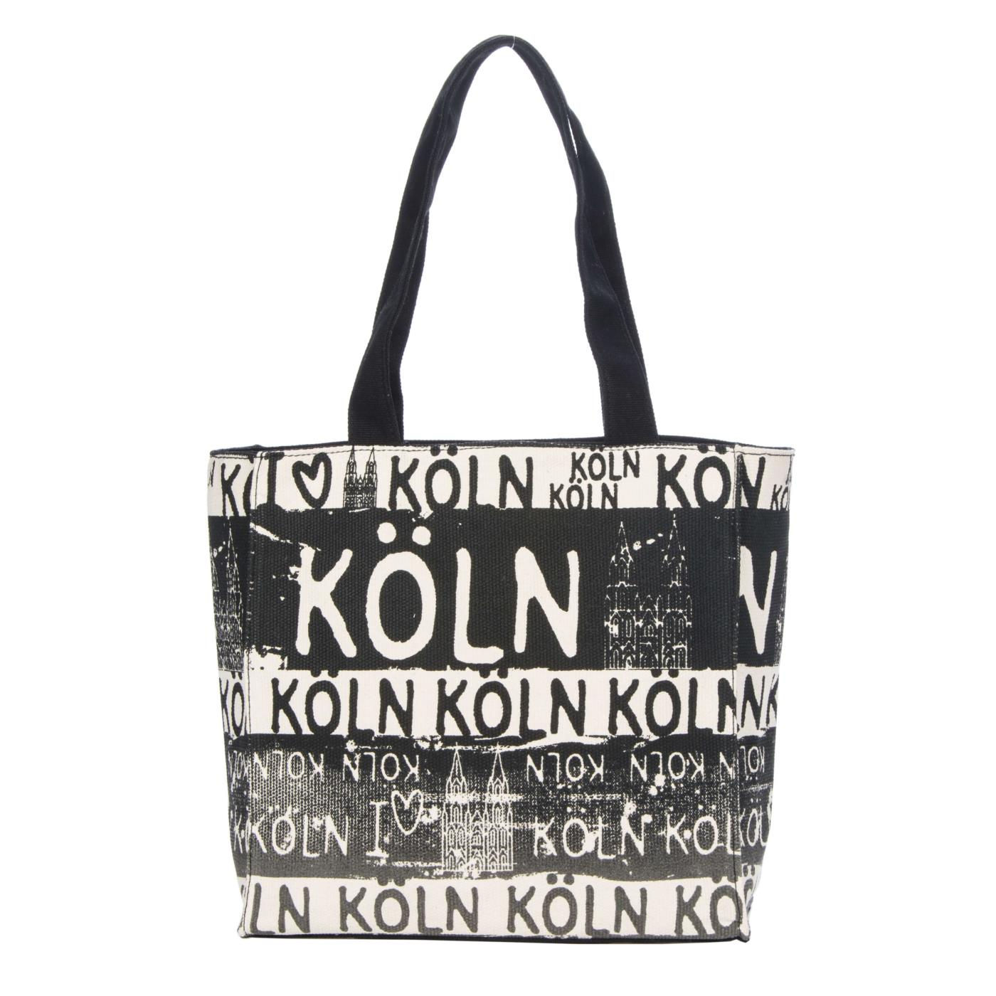 Tasche Köln schwarz/weiß - klein