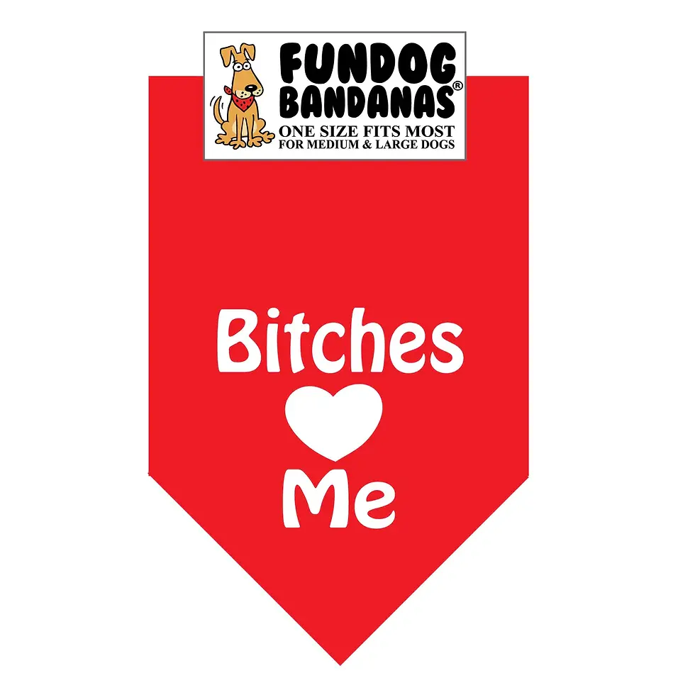 Thumbnail: FUNDOG Bandana - Hilarious, Cute, Lovable Quoted Bandanas