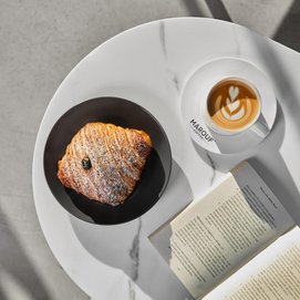 Social media posts for "Marouf Cafe"