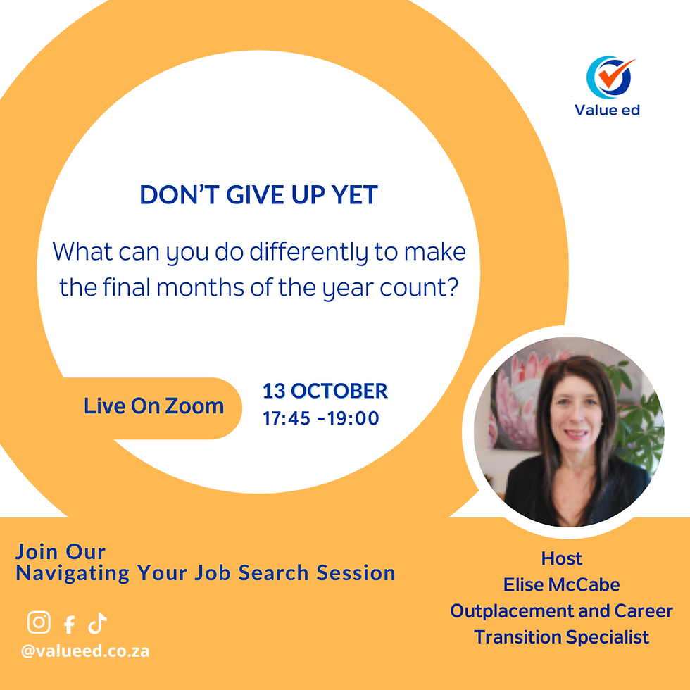 Navigating Your Job Search Session