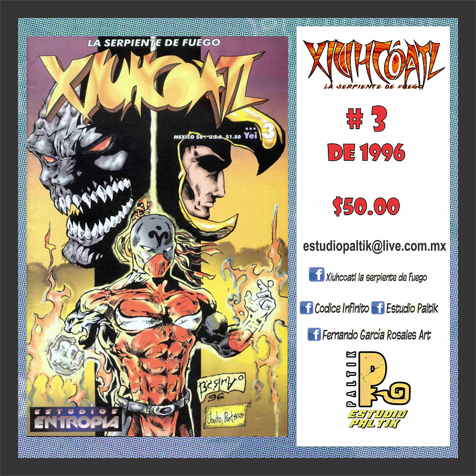 $50.00 Xiuhcoatl #3 1996