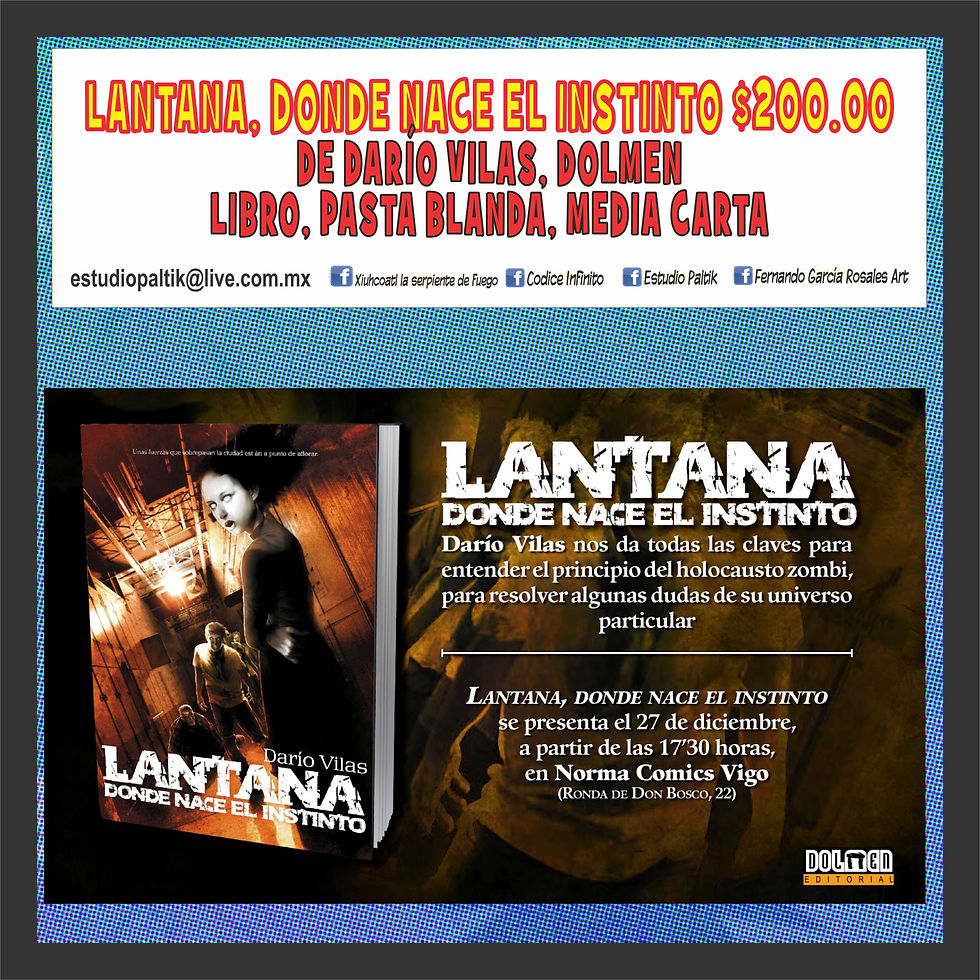 $200.00 Libro, Lantana, donde nace el instinto