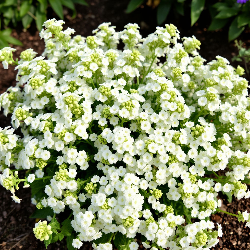 an amazing example of a Sedum Makinense 'Norbury White'