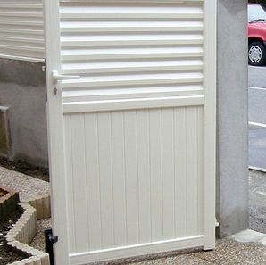 Portail Persienne en pvc, acier ou aluminium - Chatauret Fabricant installateur de Portails - Bordeaux Montussan, Arcachon Biganos, La Brede