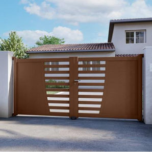 Portail ajouré - Chatauret Fabricant installateur de Portails - Bordeaux Montussan, Arcachon Biganos, La Brede