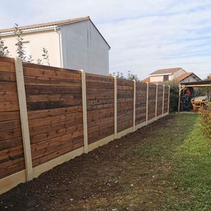 Chatauret Installateur de clôture bois & beton  - Bordeaux - Montussan - Arcachon - Biganos - Langon - La Brede