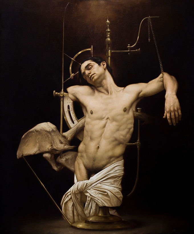 Gemälde Roberto Ferri, Austellung "Obscura Luce"