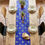 Thumbnail: Handmade Cotton Table Runner - Traditional Blue and Yellow Shweshwe Pattern