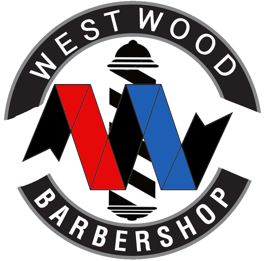 West Wood Barber Shop Logo Design