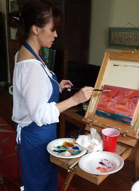 Karen Artist Painting