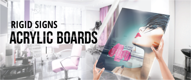Rigid Signs Acrylic Boards