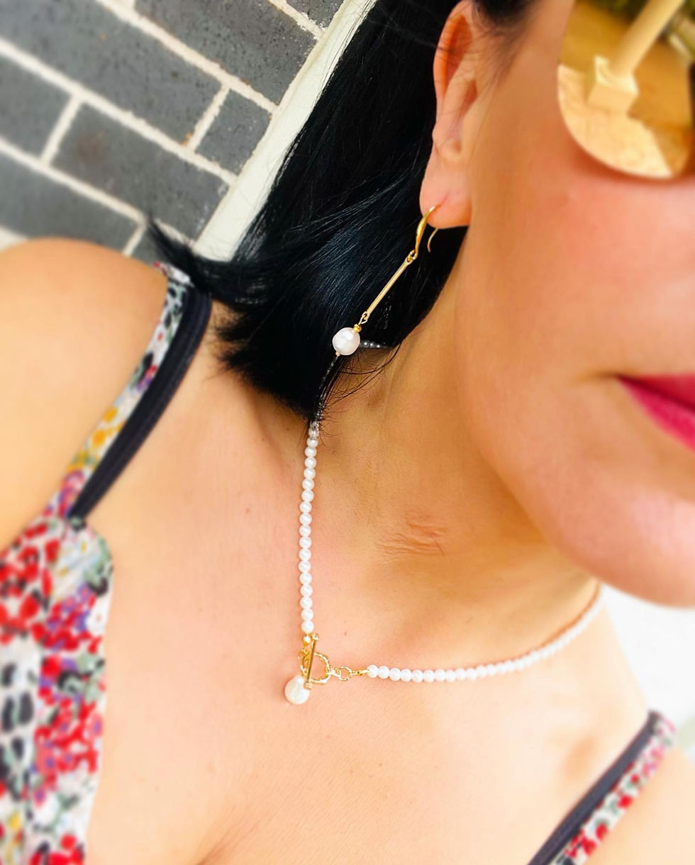 Thumbnail: White Margot Necklace