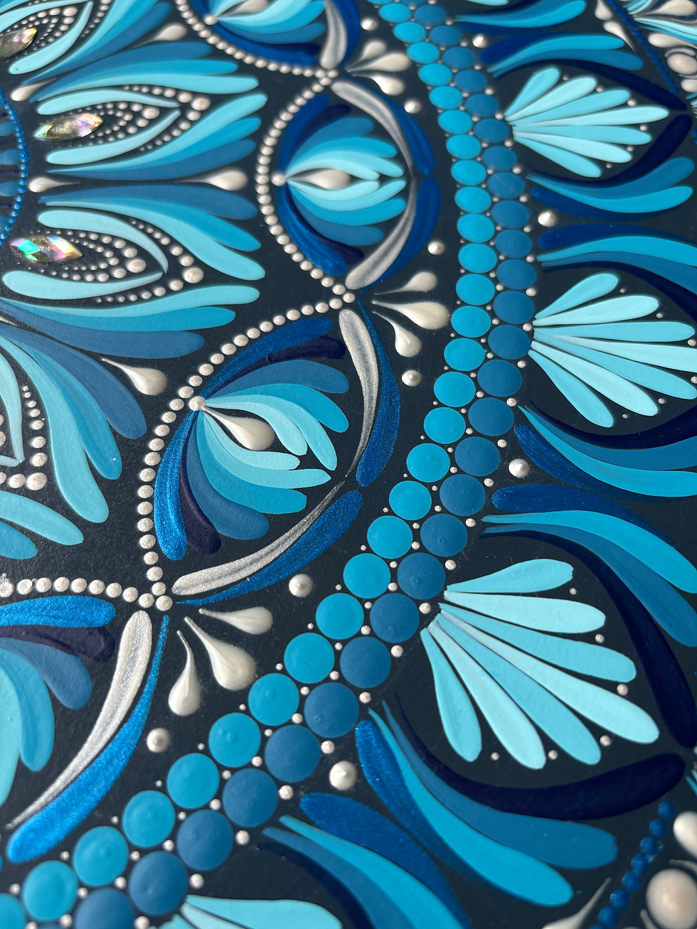 Thumbnail: Blue Pearl Mandala Details