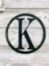 Monogrammed Circle 