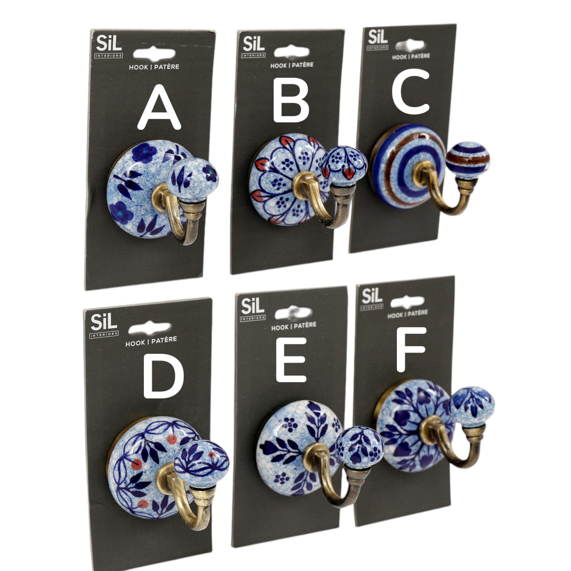 Hook Ceramic Back And