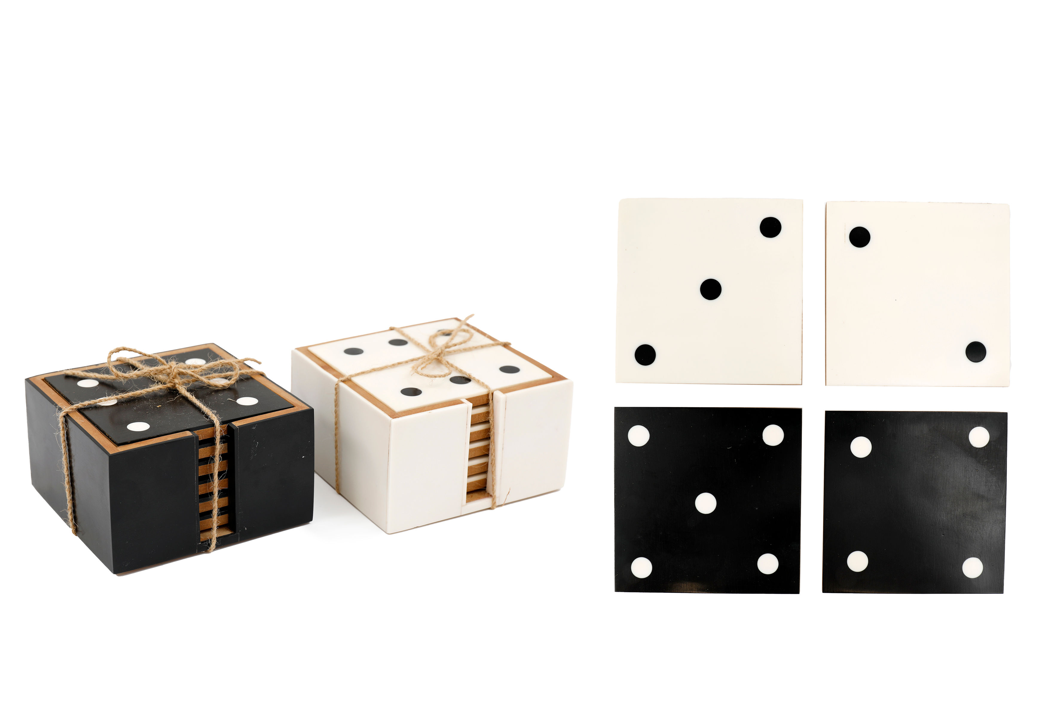 Coaster Resin Dice Design