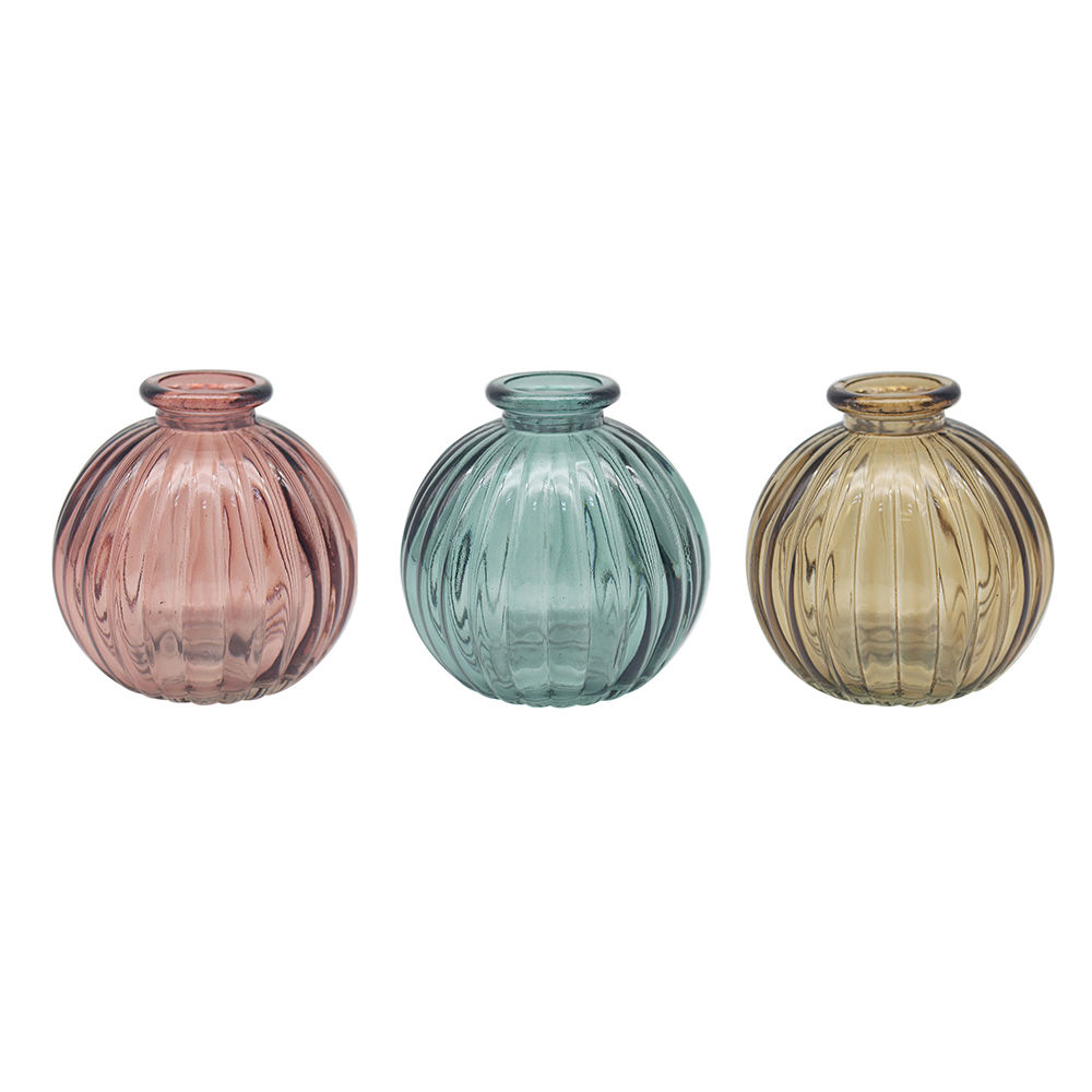 Vase Bud Round Glass