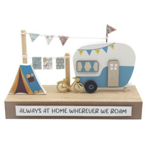 Plaque Caravan 3D With
