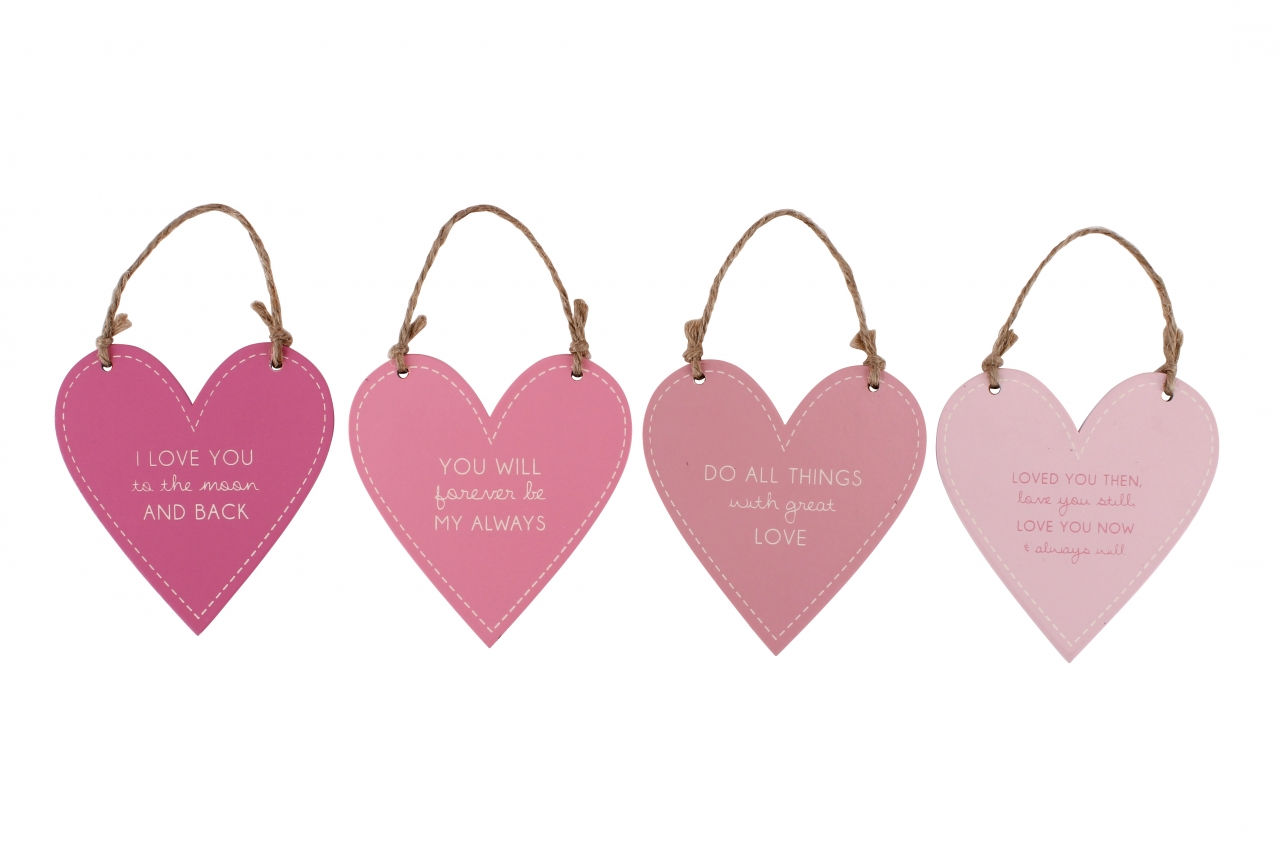 Pink Heart Hanger