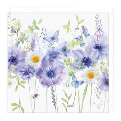 Greetings Card Meadow Flowers