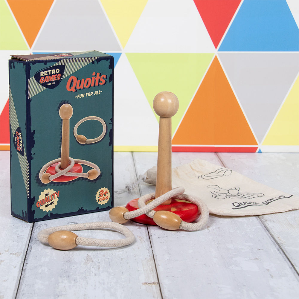 Quoits Wood And Rope