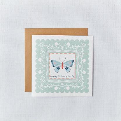 Greetings Card Butterfly Design