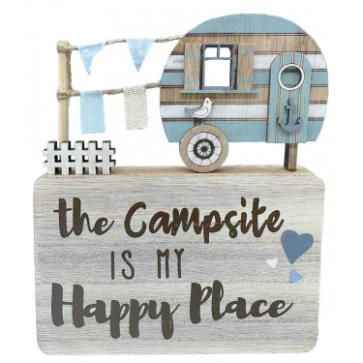 Caravan Wooden Plaque The