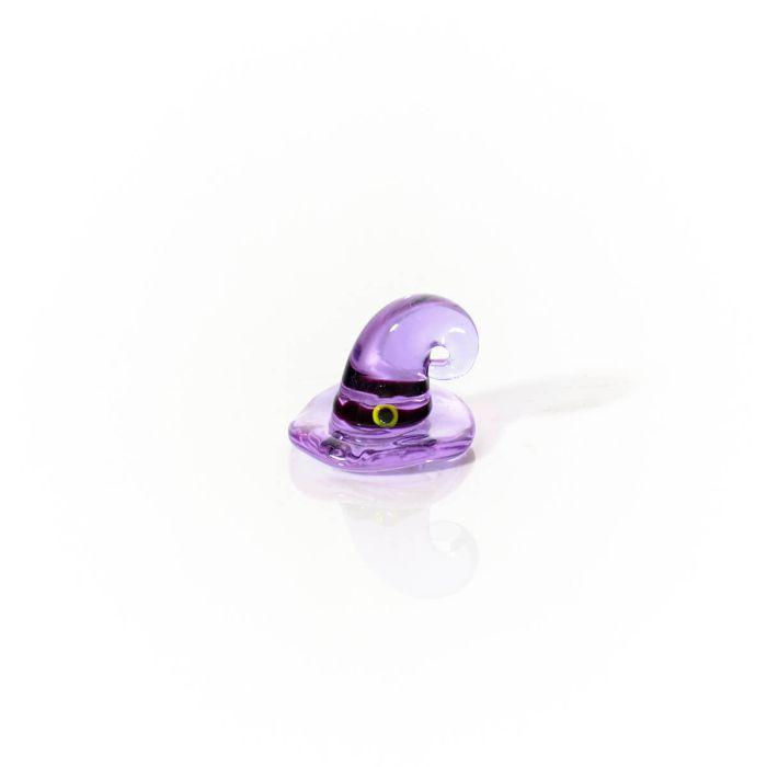 Glass Purple Witches Hat
