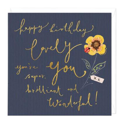 Greetings Card Super Brilliant