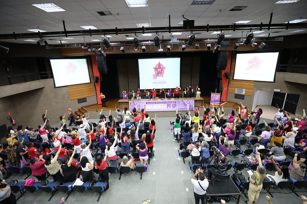 Encontro Estadual das Mulheres do PT: Kiko destaca na atividade o compromisso com a luta por direitos e proteção à vida