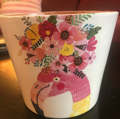 "Floral Flamingo"