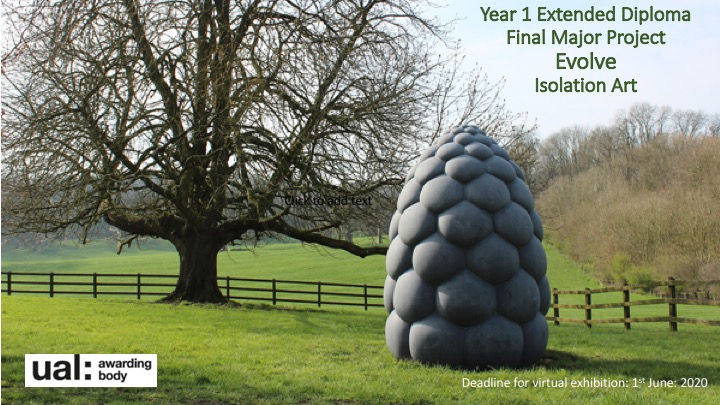 UAL Art & Design Extended Diploma 1