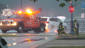 Towing a burnt electric vehicle - the risks
