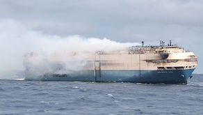 Electric vehicle fires on ships & ferries