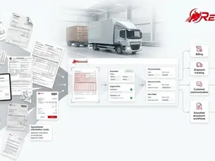 Transportation and logistics information flows across shipment records, invoices, customs documents, delivery records, locations, customer requests, and operational events, requiring timely capture and organization for connected workflows.