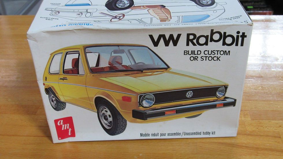 Thumbnail: Vintage Amt 1978 Vw Rabbit Model Kit  # 2001  2 in 1 kit stock or custom