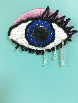 Eye brooch