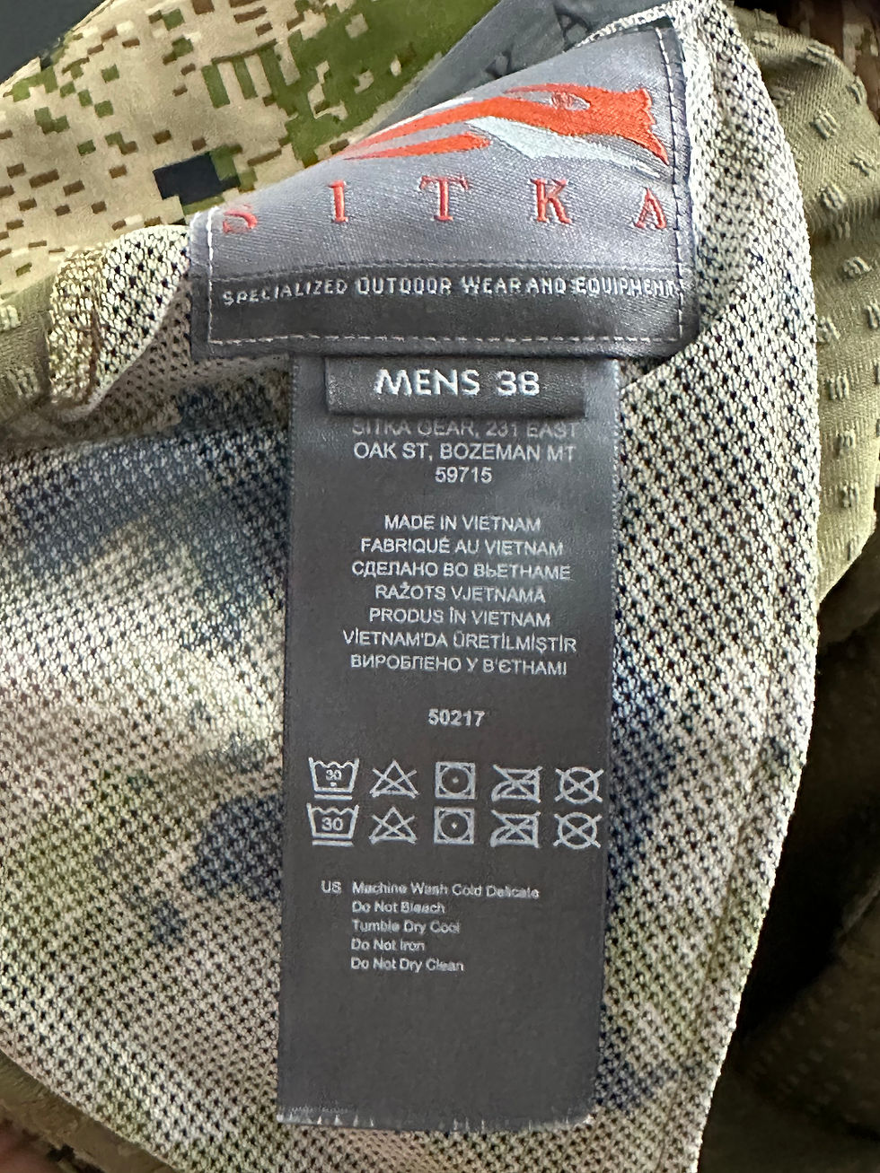 Thumbnail: CP22  Sitka Apex Pants  size 38