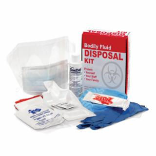 Body Fluid Disposal Kit, Biohazard Incidents
