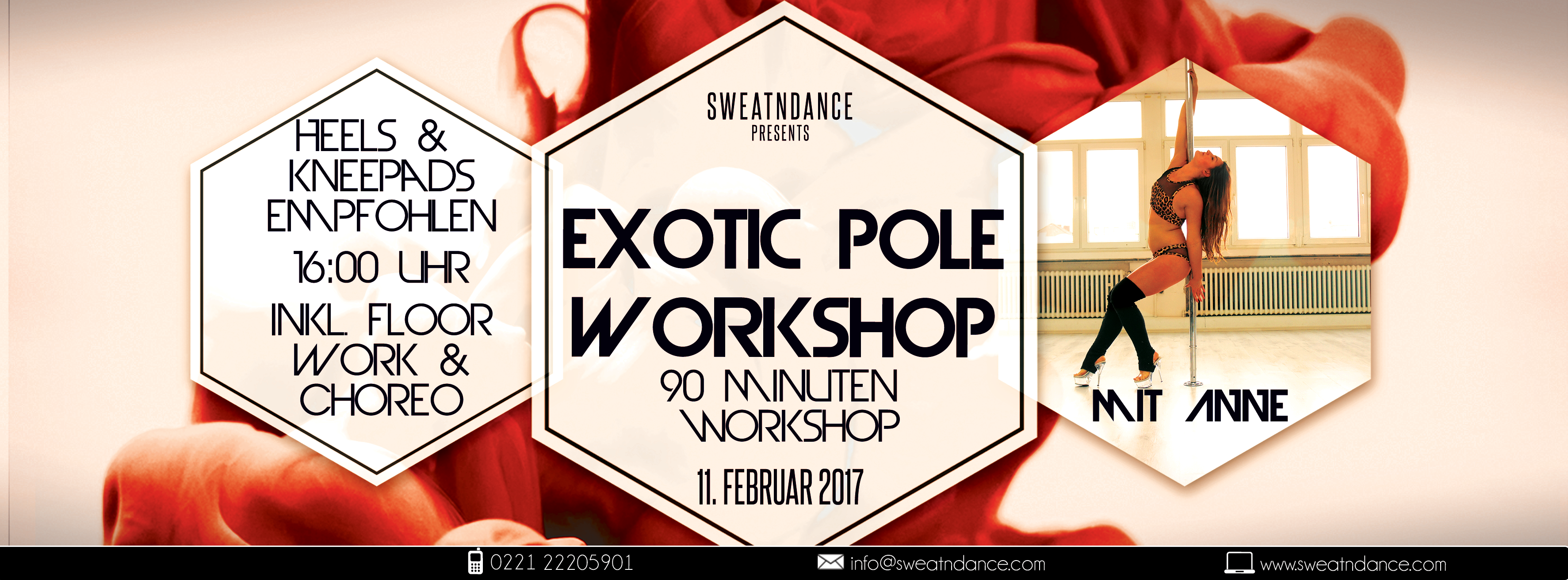 Exotic Pole Workshop Mit Anne Bailly Heels Kneepads Empfohlen