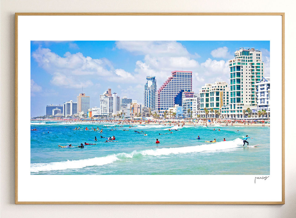 Catching a wave in Tel Aviv's beaches