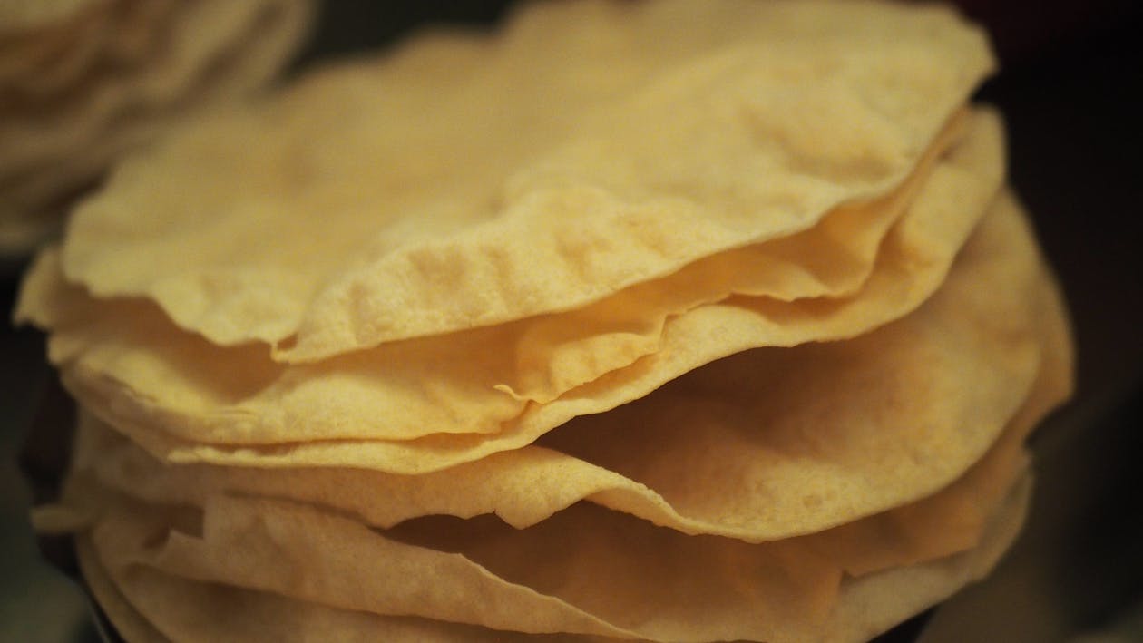 Arranged Food and Objects