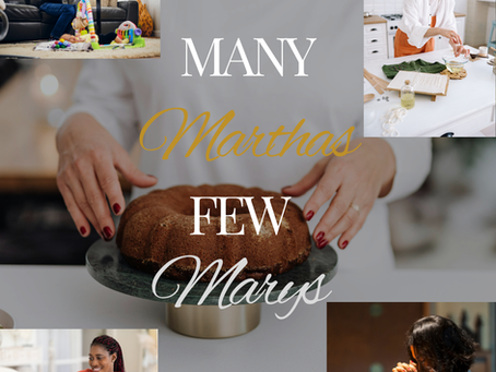 MANY MARTHAS FEW MARYS