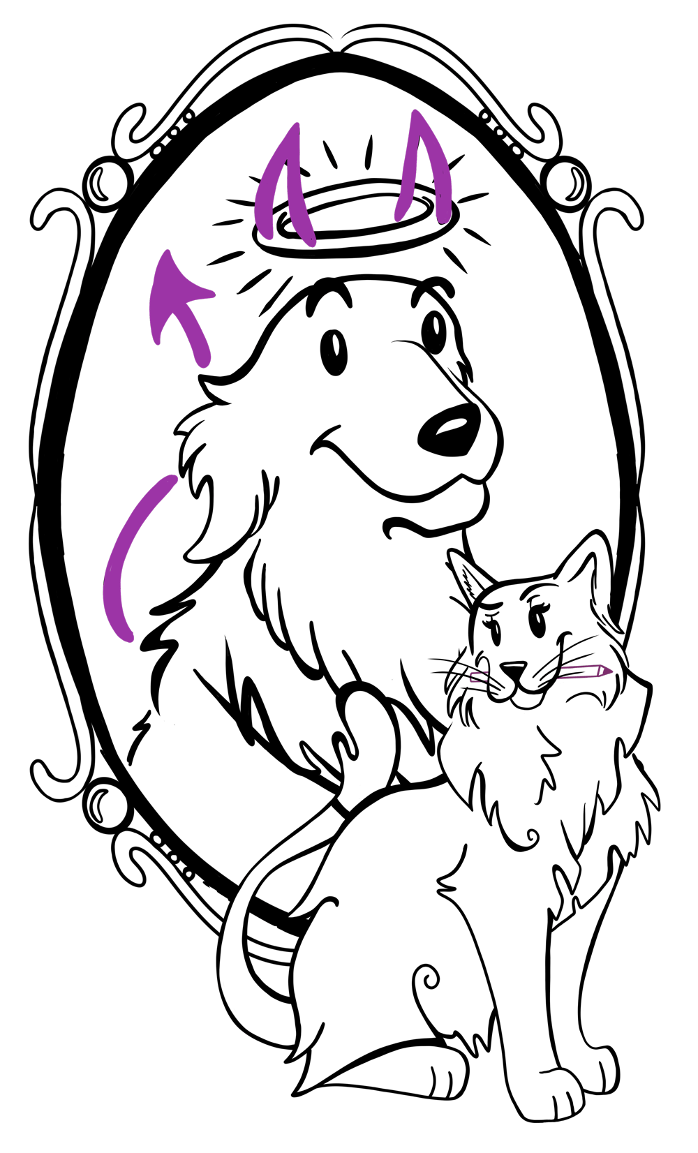 Marker_Cat_Devil_Golden_GIF.gif