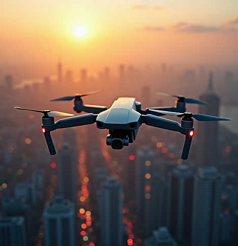 Drone_Flying_Through_City_Pilot_Real_Estate_Photo_Photography_Pic_Picture